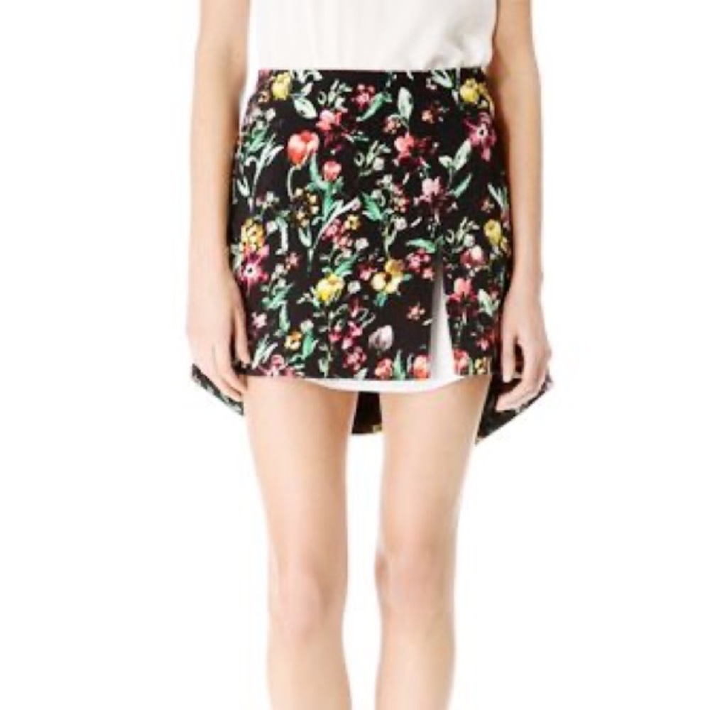 Last Chance 3.1 PHILLIP LIM Silk Floral Printed Skirt Size 0